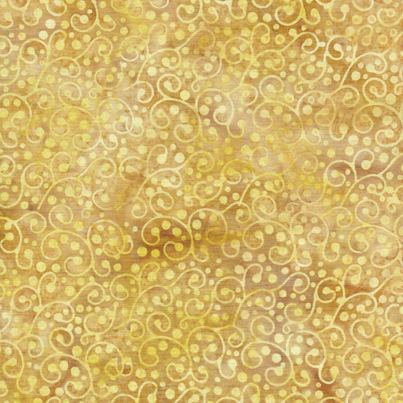 Holiday At Home -  Gold swirl dot