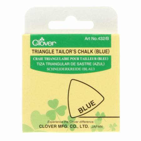 Tailors Chalk Triangle Blue