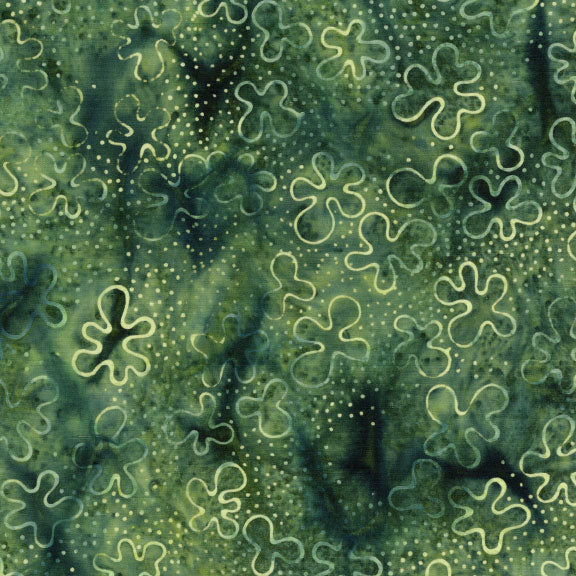 Wine County - Stipples and Squiggles--Green Pineneedle