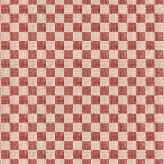 Love Letters - Check - Red