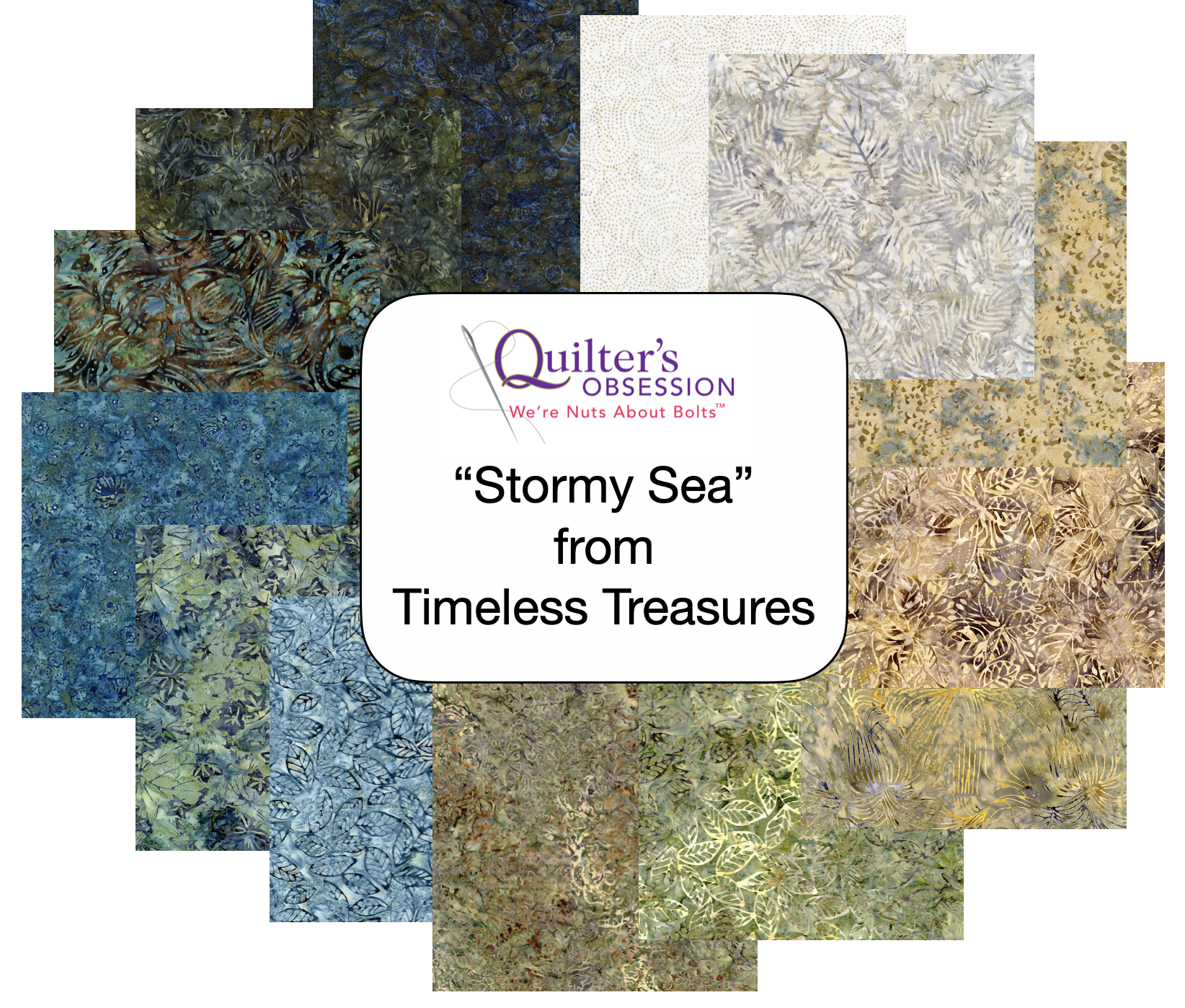 Stormy Sea - Fat Quarter Bundle