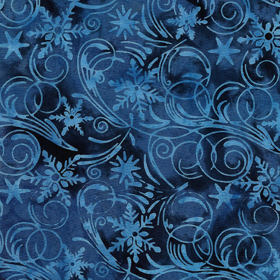 Winter Sky - Snowflake Swirls - Universe