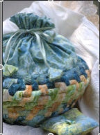 Hand Woven Sewing Basket