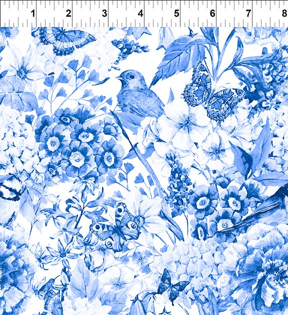 Periwinkle Spring - Toile