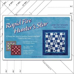 Rapid Fire Hunter's Star - Large Template