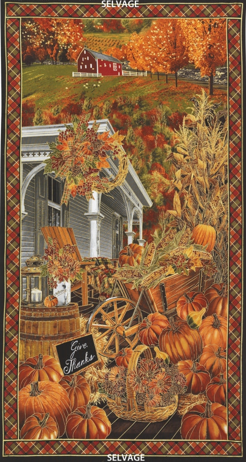 Give Thanks Harvest - Fall Scenic Panel