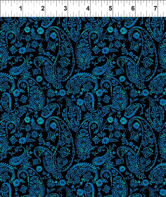 Resplendent - Paisley - Blue