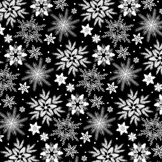 Holiday Homecoming - Snowflake - Black