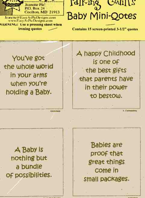 Quotes:  Baby