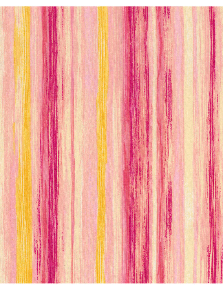 Muse Botanicals - Stripe - Pink - Yellow