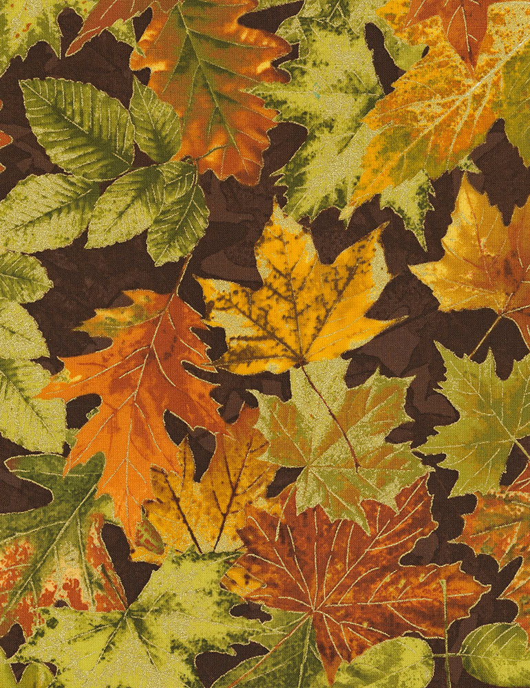 Autumn Palette - Leaves - Brown