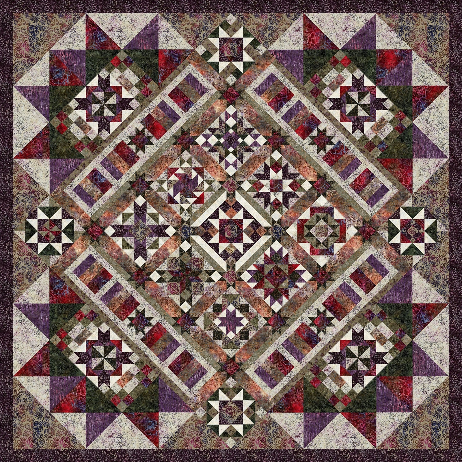 Plum Fusion Pattern Only