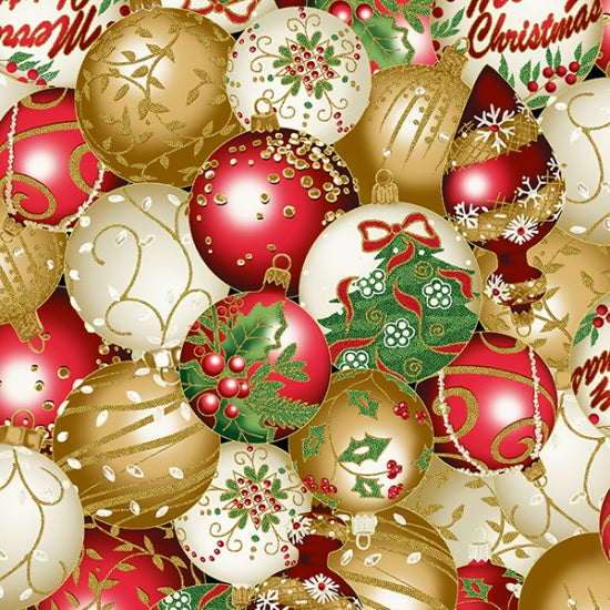 All That Glitters - Ornaments - Red/Gold