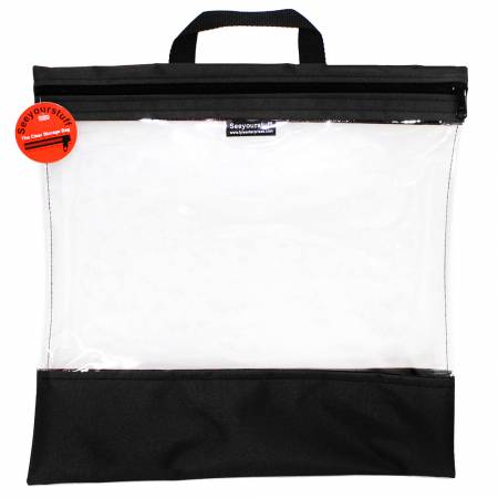 See Your Stuff The top Clear Storage Bag Tangerine