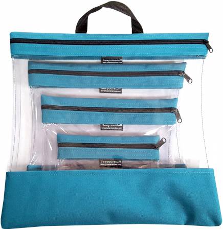 See Your Stuff Bag -  Set - Aqua