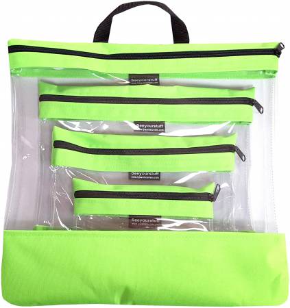 See Your Stuff Bag -  Set - Lt Green (Lime)
