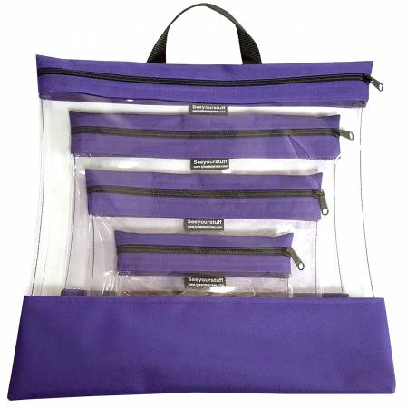 See Your Stuff Bag -  Set - Purple