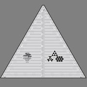 Creative Grids 60 degree Triangle Ruler - 12.5