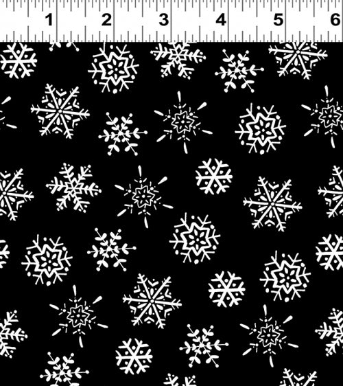 Frosty Fun - Snowflake - Black