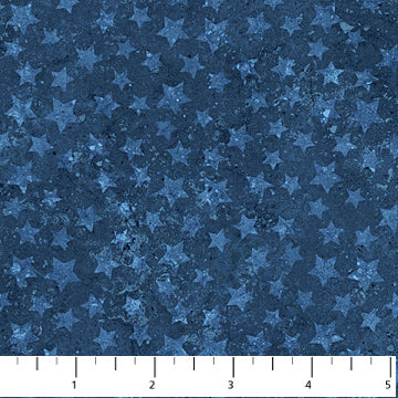 Stars - Stripes - Tonal Stars - Dk Blue