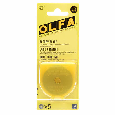 Olfa Rotary Blades 45mm 5CT